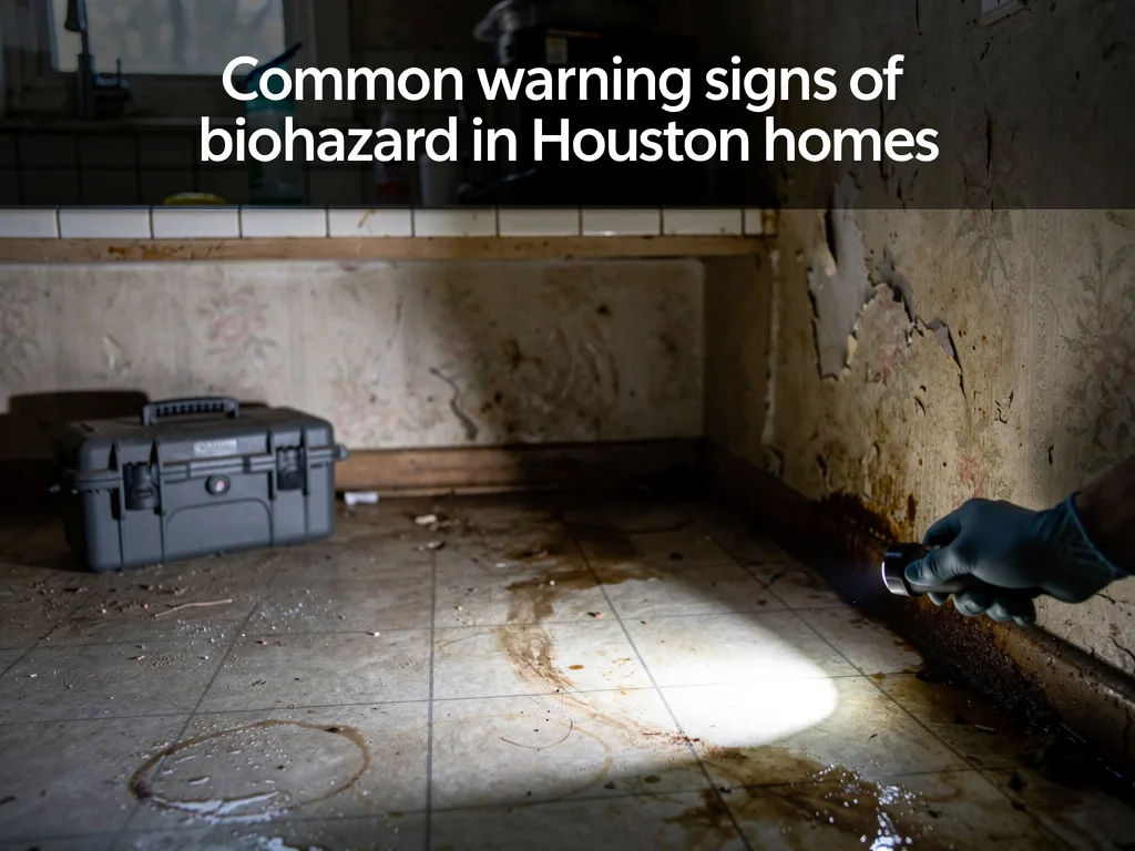 Common warning signs of biohazard in Houston homes